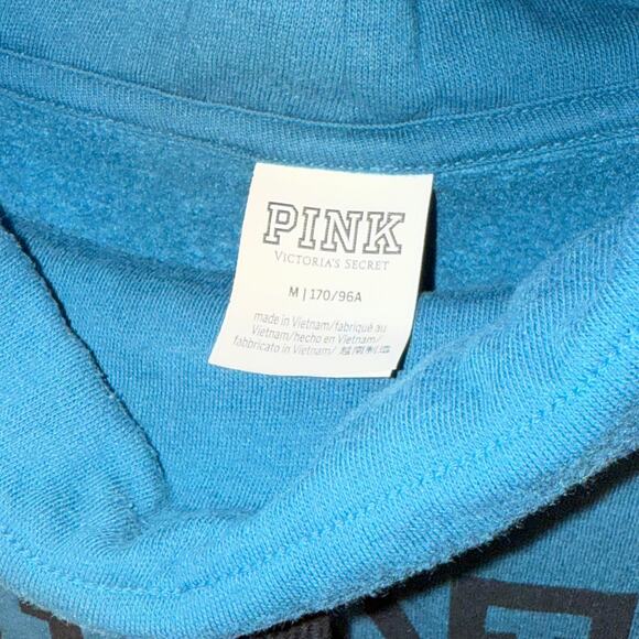 PINK Victoria's Secret Cowl Neck Sweatshirt Sz M - Picture 3 of 3